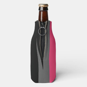 Porta-garrafa Preto rosa e Cinza