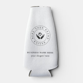 Porta-garrafa Promocional de texto e logotipo personalizado mini