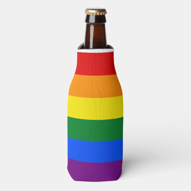 Porta-garrafa Rainbow Pride (Frente da Garrafa)