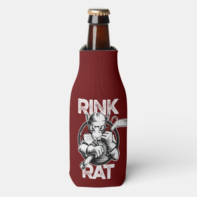 Porta-garrafa Rato Rink de Hockey (Frente da Garrafa)