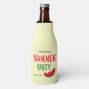 Porta-garrafa Red Green Watermelon Summer Party Cooler