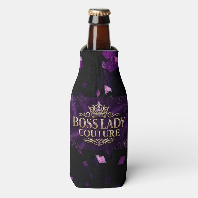 Porta-garrafa Refrigerador de Garrafa Couture Boss Lady (Frente da Garrafa)