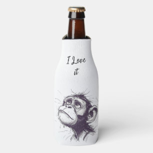 Porta-garrafa "Resfriador Pensive Primate Beer Bottle"