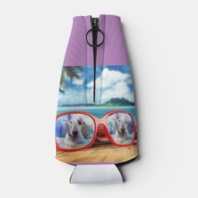 Porta-garrafa Rex A TV Terrier Bottle Coozie (atrás)