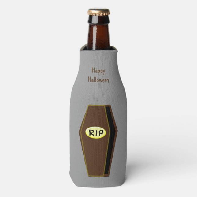Porta-garrafa RIP Halloween Coffin of Doom Bottle Cooler (Frente da Garrafa)