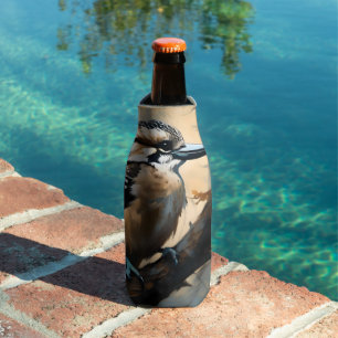 Porta-garrafa Risos charmosos: Kookaburra na pintura a óleo