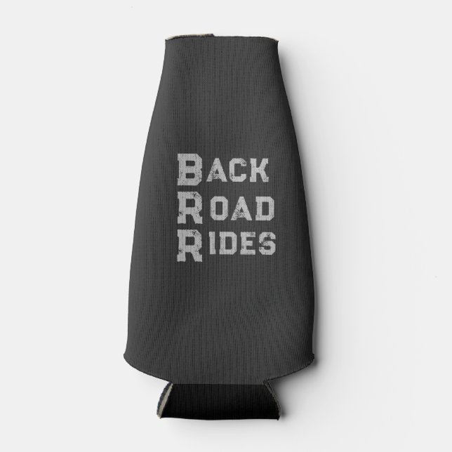 Porta-garrafa Rodas traseiras Logotipo e Cinza (Frente)