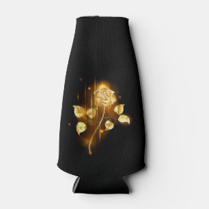 Porta-garrafa rosa do ouro ( rosa dourado )