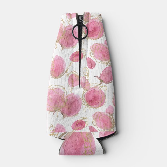 Porta-garrafa Rosas rosadas (atrás)