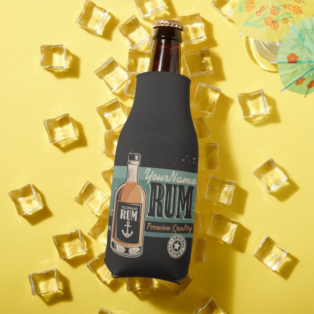Porta-garrafa Sailor Personalizado Rum Liquor Bottle Sign (Verão in situ)