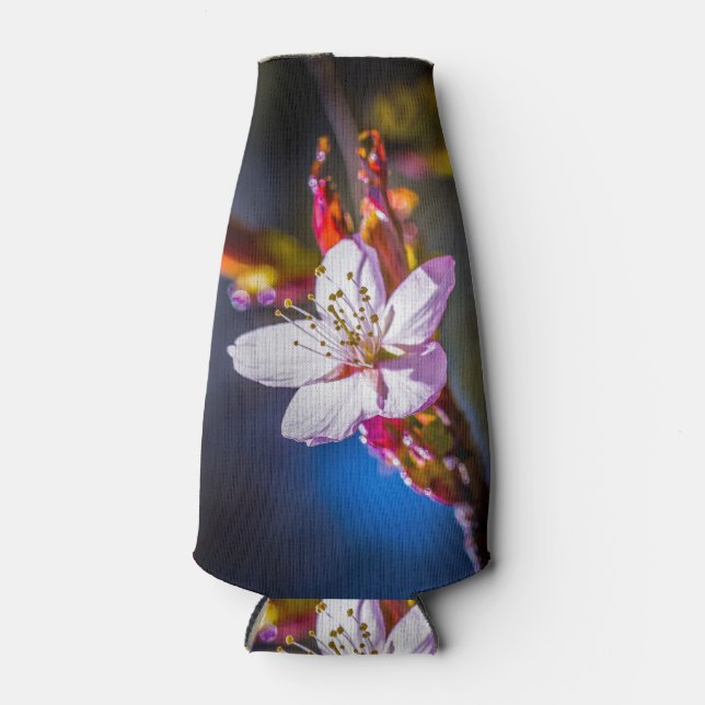 Porta-garrafa Sakura - flor de cereja japonesa (Frente)