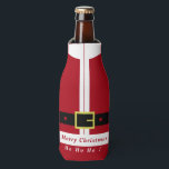 Porta-garrafa Santa Claus Christmas Bottle<br><div class="desc">Faixas de Natal com Design de Papai Noel - Presentes para Todos - Escolha / Adicione seu Texto / Nome / Cor - Faça seu presente especial - Redimensionar e mover ou remover e adicionar elementos / texto com a ferramenta Personalização! Design por MIGNED. Por favor, veja meus outros projetos....</div>