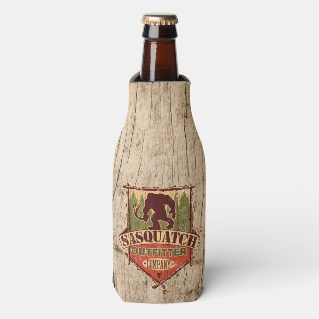 Porta-garrafa Sasquatch Outfitter Company Beber Coozie (Frente da Garrafa)