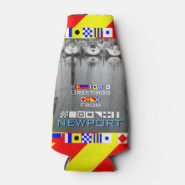 Porta-garrafa Saudações Sinalizadores Náuticos de RI de Newport