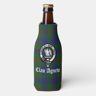 Porta-garrafa Scottish Clan Agnew Crest & Tartan