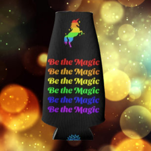 Porta-garrafa Seja O Arco-Íris Mágico