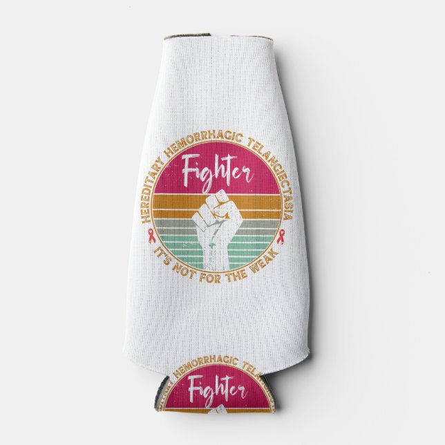 Porta-garrafa Sensibilização para a telangiectasia hemorrágica h (Frente)