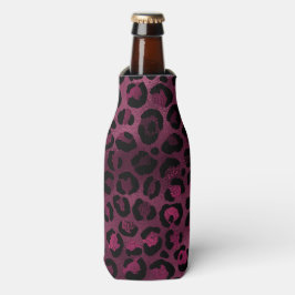 Porta-garrafa Série Leopard Burgundy e Dourada Design 9