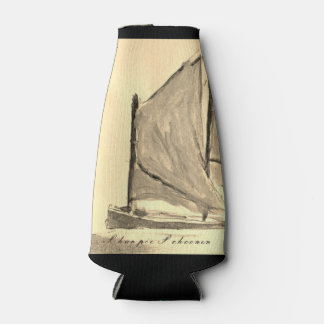 Porta-garrafa Sharpie Schooner Sailboat - Bottle Cooler