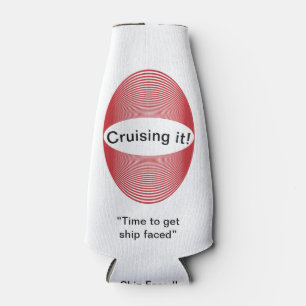 Porta-garrafa “Ship Faced” Koozie Isolante de Garrafa