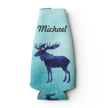 Silhueta azul celestial