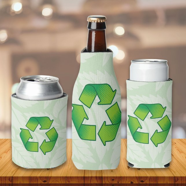 Porta-garrafa Símbolo de reciclagem (Criador carregado)