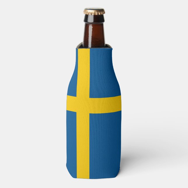 Porta-garrafa Sinalizador de suecia (Frente da Garrafa)