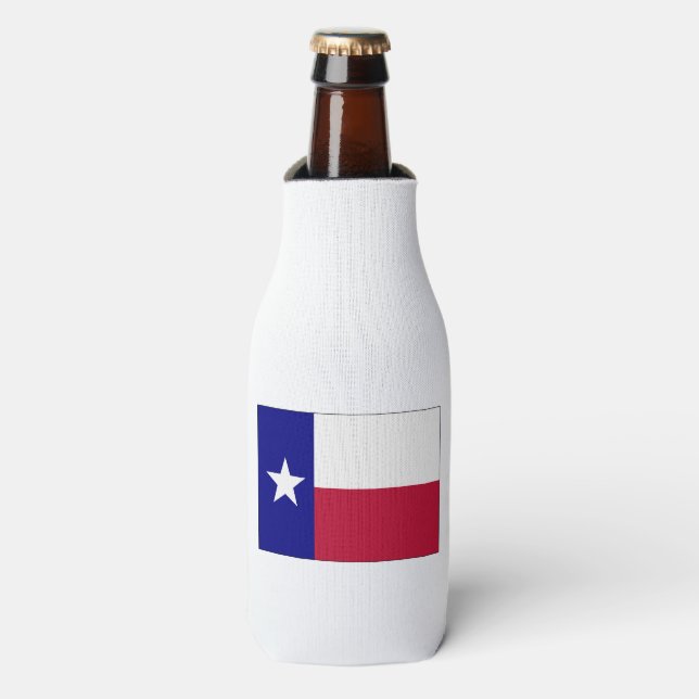 Porta-garrafa Sinalizador Texas Lone Star (Frente da Garrafa)