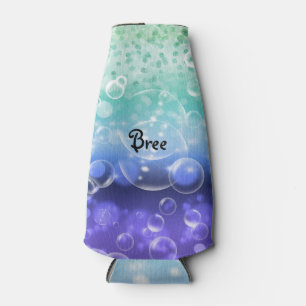 Porta-garrafa Sob O Mar Tropical Ocean Sparkle Bubbles