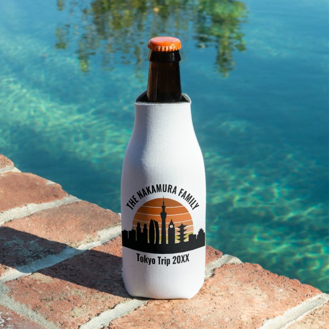 Porta-garrafa Souvenir de férias personalizadas em Tokyo Japan (Piscina in situ)