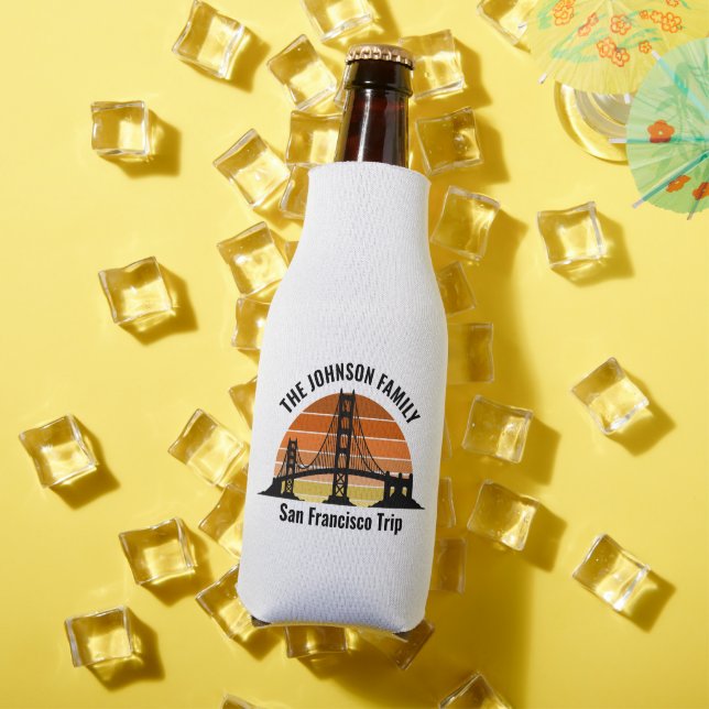 Porta-garrafa Souvenir Personalizado da Ponte do San Francisco (Verão in situ)