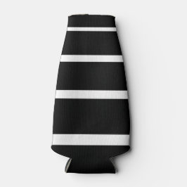 Porta-garrafa Stripes graduadas a preto e branco