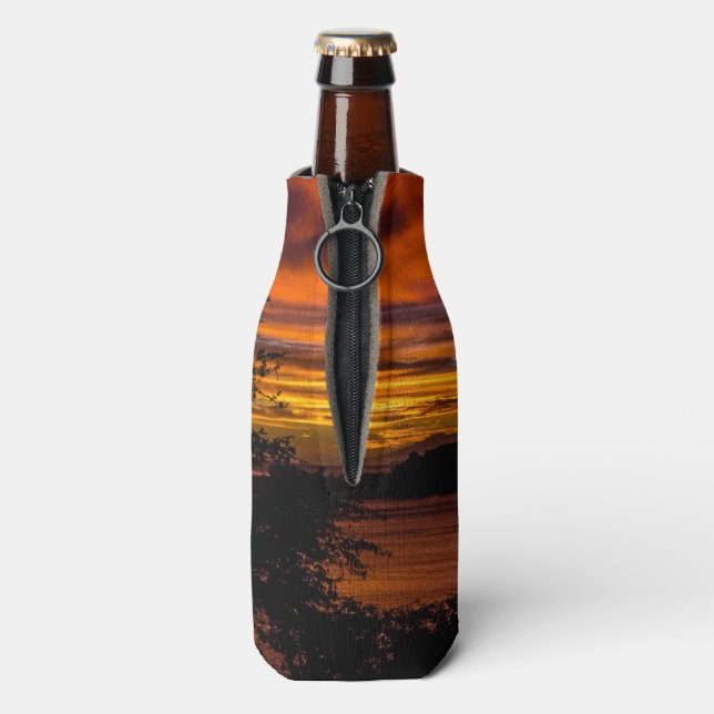 Porta-garrafa Sunset na Praia, Cabo Verde (traseira da garrafa)