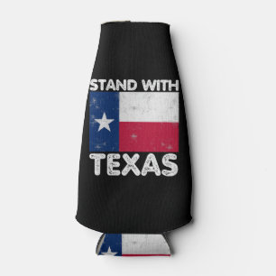 Porta-garrafa Suporte para Texas I Stand com Texas Texan Flag