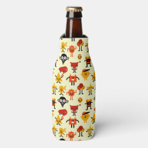 Porta-garrafa Teste padrão engraçado dos monstro