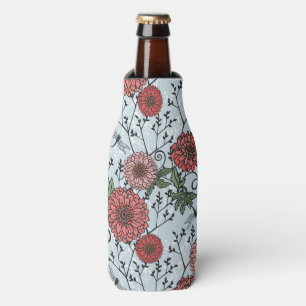 Porta-garrafa Teste padrão floral 3