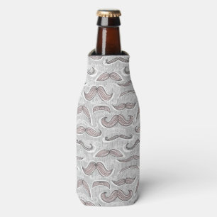 Porta-garrafa Teste padrão na moda do bigode