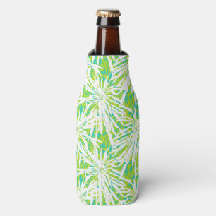 Porta-garrafa Teste padrão tropical das folhas de palmeira