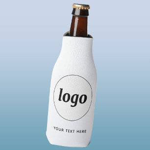 Porta-garrafa Texto de logotipo simples Marcas promocionais come