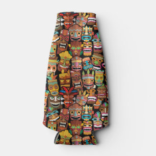 Porta-garrafa Tiki Pattern