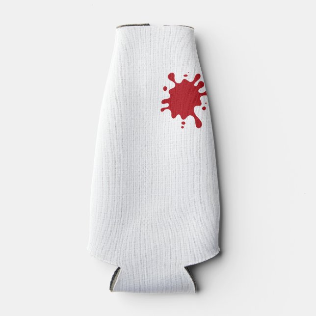 Porta-garrafa Tomato Red Splash 12-oz Bottle Cooler – Customize (Frente)