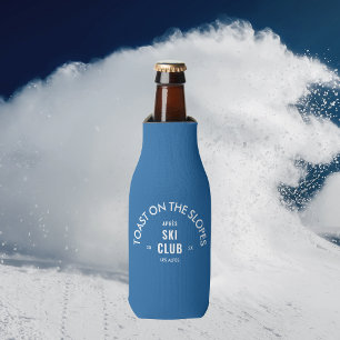 Porta-garrafa Torrada Nas Encostas Clube Après Ski Azul Céu