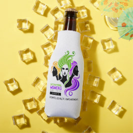 Porta-garrafa Trio Colorido Estilizado de Mulheres na IWD 2025