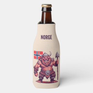 Porta-garrafa Troll Norueguês de Nome Personalizado