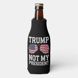 Porta-garrafa Trump Não É o Meu Presidente Anti-Trump