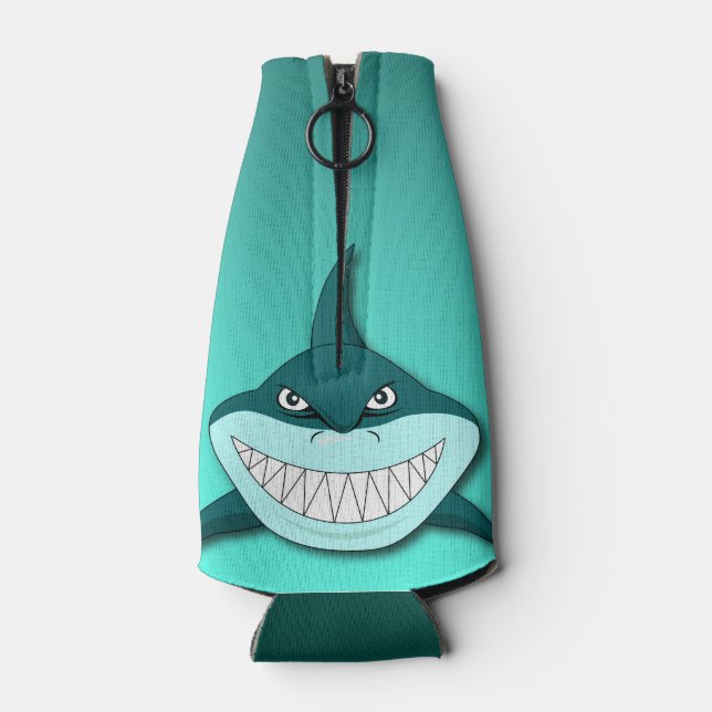 Porta-garrafa Tubarão com fundo de gradiente (atrás)