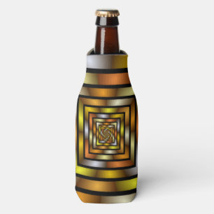 Porta-garrafa Túnel Luminoso - Gráfico Fratural Trippy