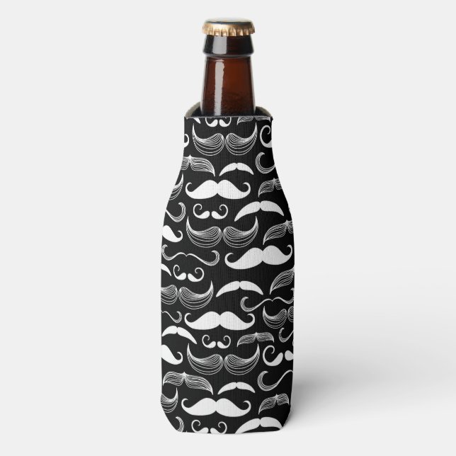 Porta-garrafa Um Clube de Cavalheiros. Padrão de bigode (Frente da Garrafa)