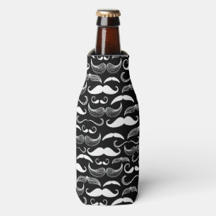 Porta-garrafa Um clube dos cavalheiros. Teste padrão do bigode