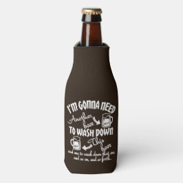 Porta-garrafa Vai Precisar De Outra Tipografia Da Cerveja Person